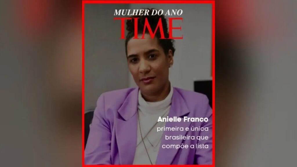 Anielle Franco eleita uma das mulheres do ano da Times