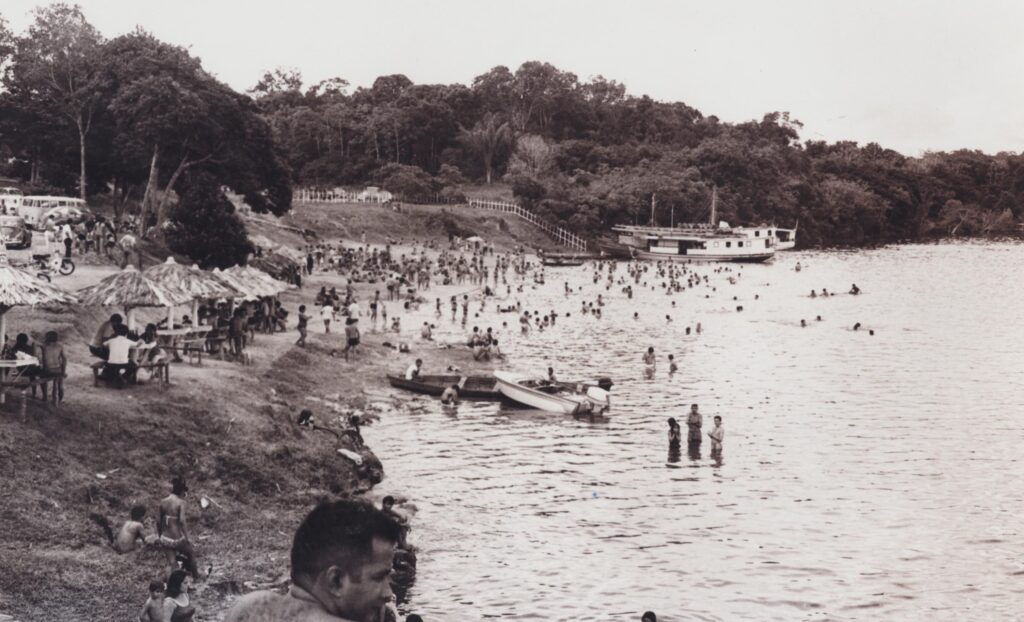 Praia da Ponta Negra em 1984 (Foto: Acervo Hamilton Salgado)