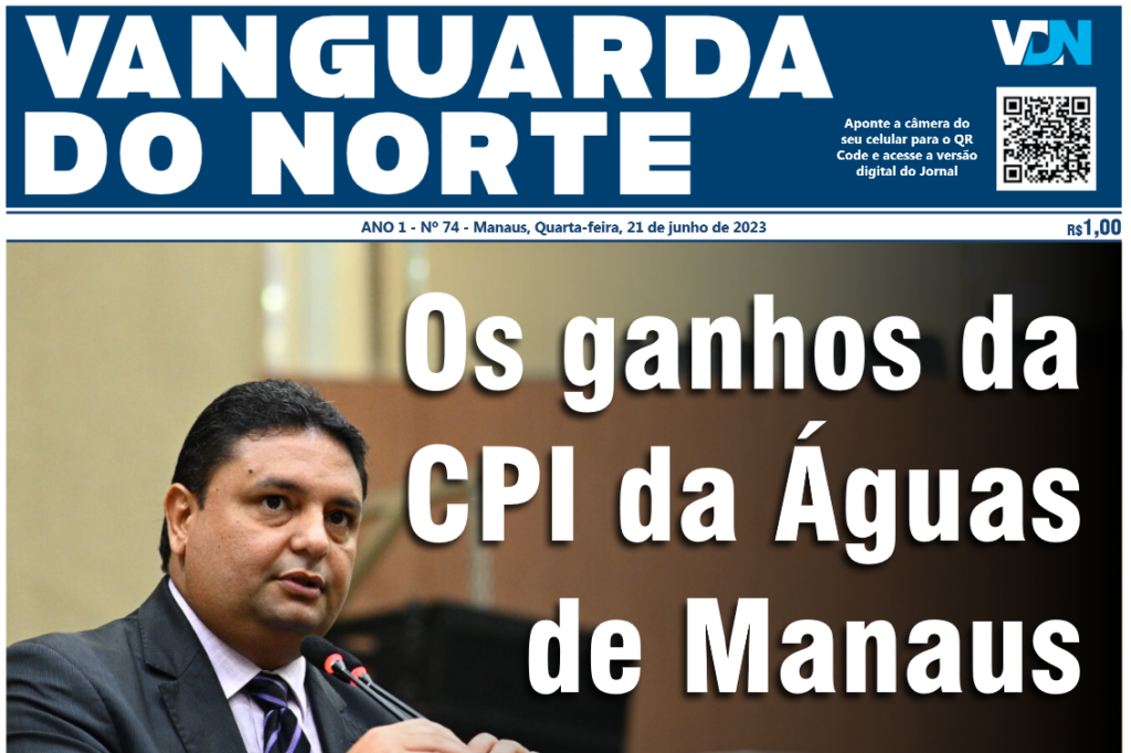 Capa - Jornal Vanguarda do Norte - 21/06/2023