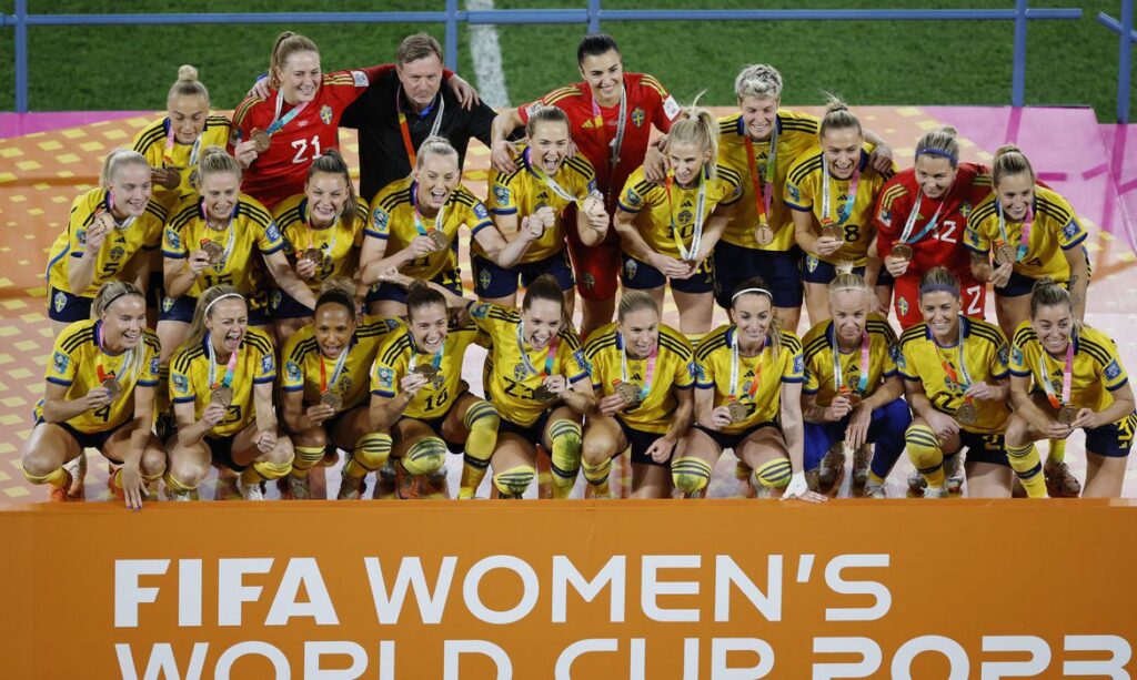 Suecas vencem anfitriãs e conquistam 3º lugar na Copa do Mundo Fifa feminina