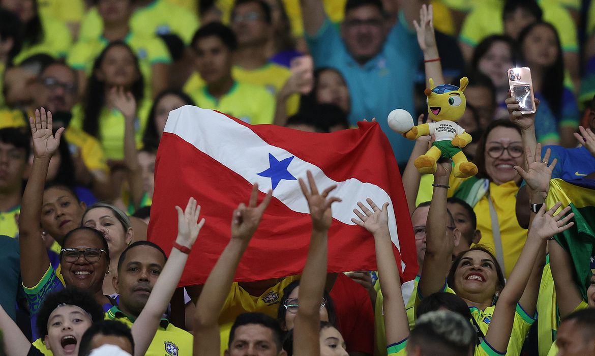 Jogo do Brasil no Mangueirão: técnico da Seleção Brasileira