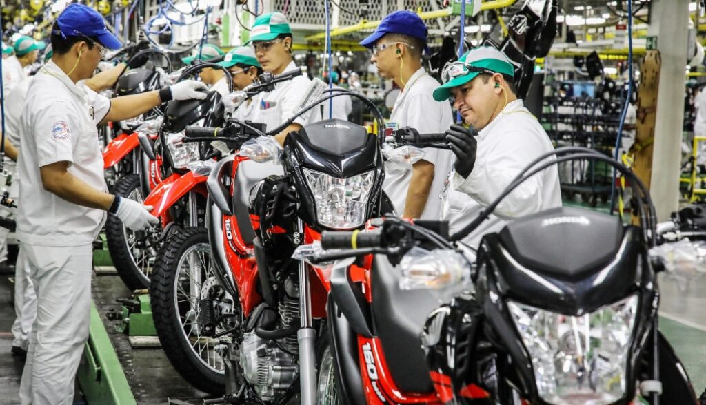 Motocicletas até 250 cilindradas foi o principal produto destinado para a Argentina