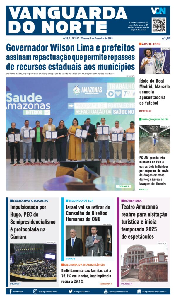 Jornal Vanguarda do Norte – 07 de fevereiro de 2025