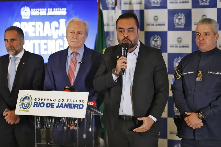 Cláudio Castro e Ricardo Lewandowski falam em “mesmo objetivo” e anunciam cooperação no RJ