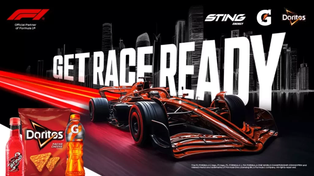 PepsiCo acelera presença global e leva Gatorade para a Fórmula 1