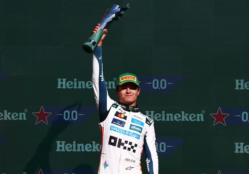F1: Lando Norris vence GP do México e assume liderança de campeonato; Bortoleto pontua