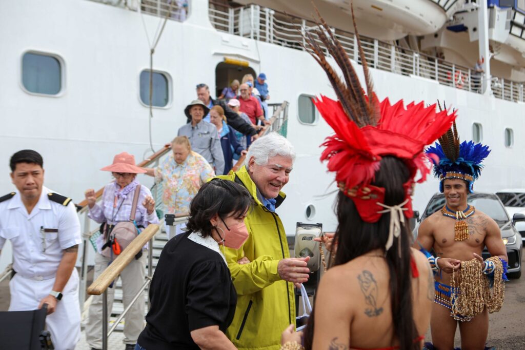 Temporada de cruzeiros: primeiro navio do ano chegará ao Amazonas com mais de 1,2 mil turistas
