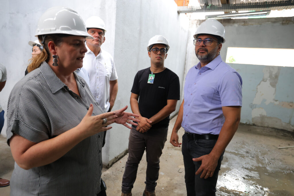 Governador Wilson Lima vistoria obras de Policlínica e de Hospital Dia do Complexo Hospitalar Sul