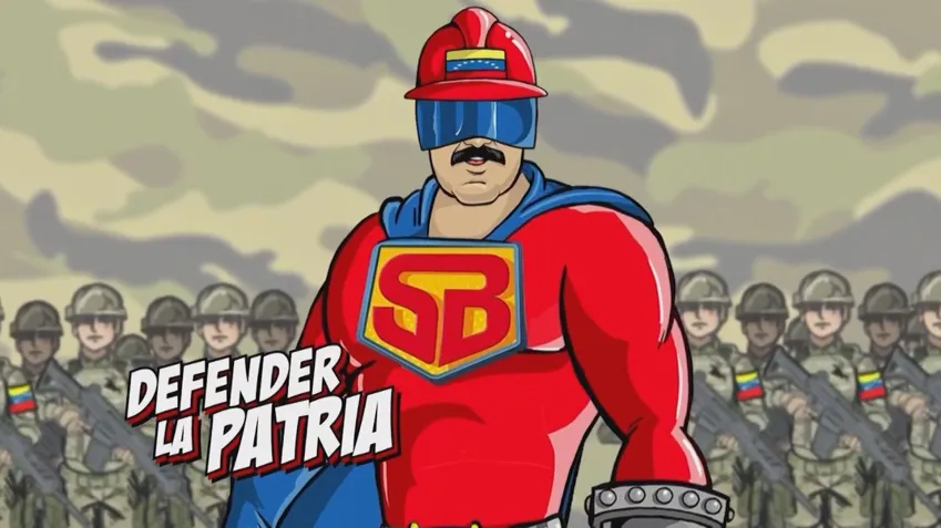 “Super Bigode”: Venezuela usa super-herói em campanha contra EUA