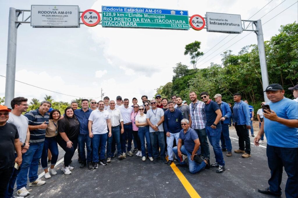 Governador Wilson Lima inaugura primeira etapa da nova AM-010 e destaca avanços sociais e econômicos para oito municípios