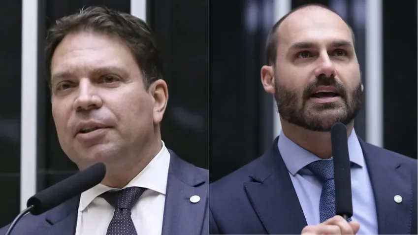 Hugo Motta declara perda de mandato de Eduardo Bolsonaro e Alexandre Ramagem