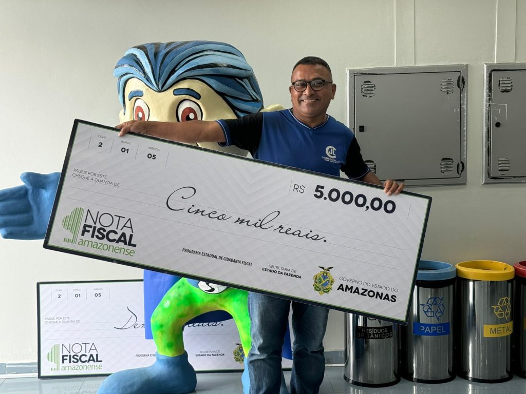 ‘Sempre tive esperança de ganhar’, diz contemplado na Nota Fiscal Amazonense