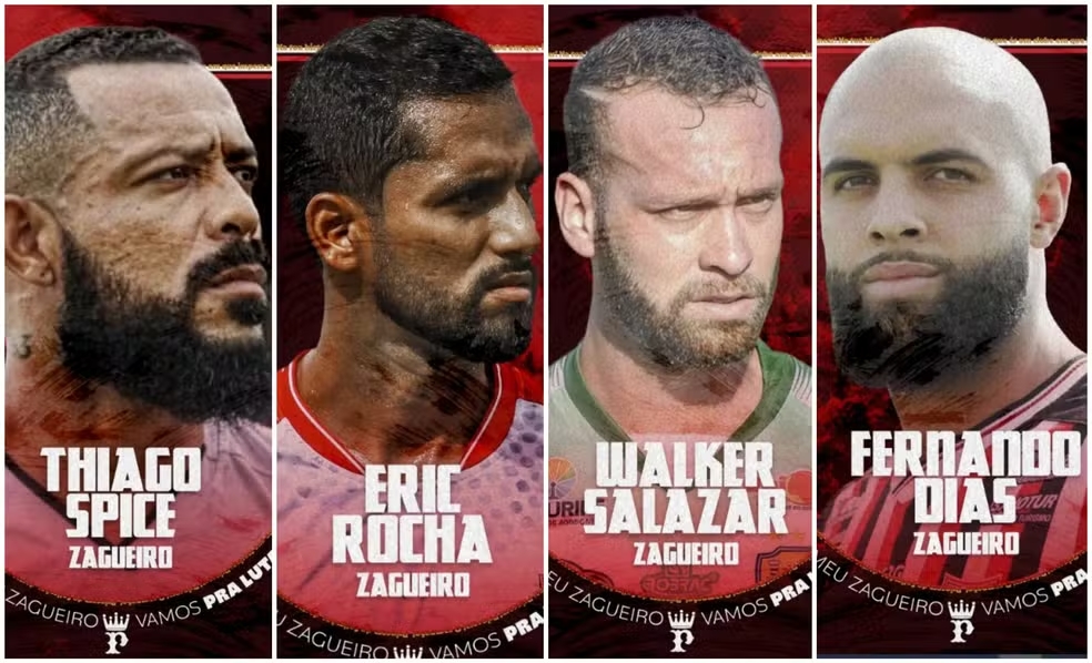 Princesa oficializa Thiago Spice, renova com Eric e anuncia mais dois zagueiros para 2026