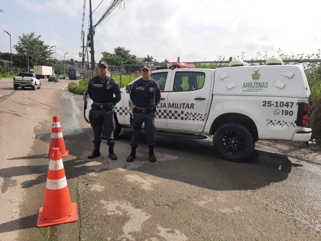 Polícia Militar do Amazonas prende em flagrante homem que agrediu esposa na frente do filho