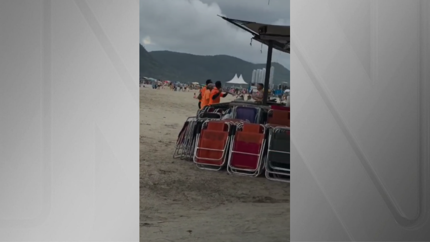 Argentino apanha de vassoura após discussão por preço em barraca em Santa Catarina