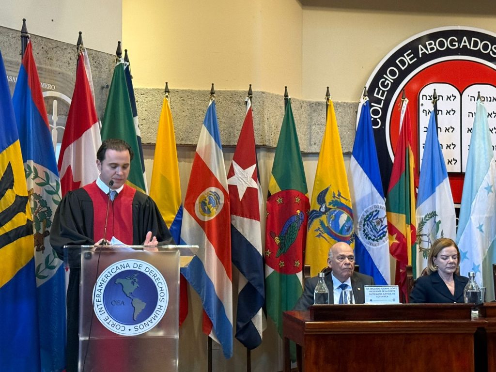 Rodrigo Mudrovitsch toma posse como presidente da Corte Interamericana