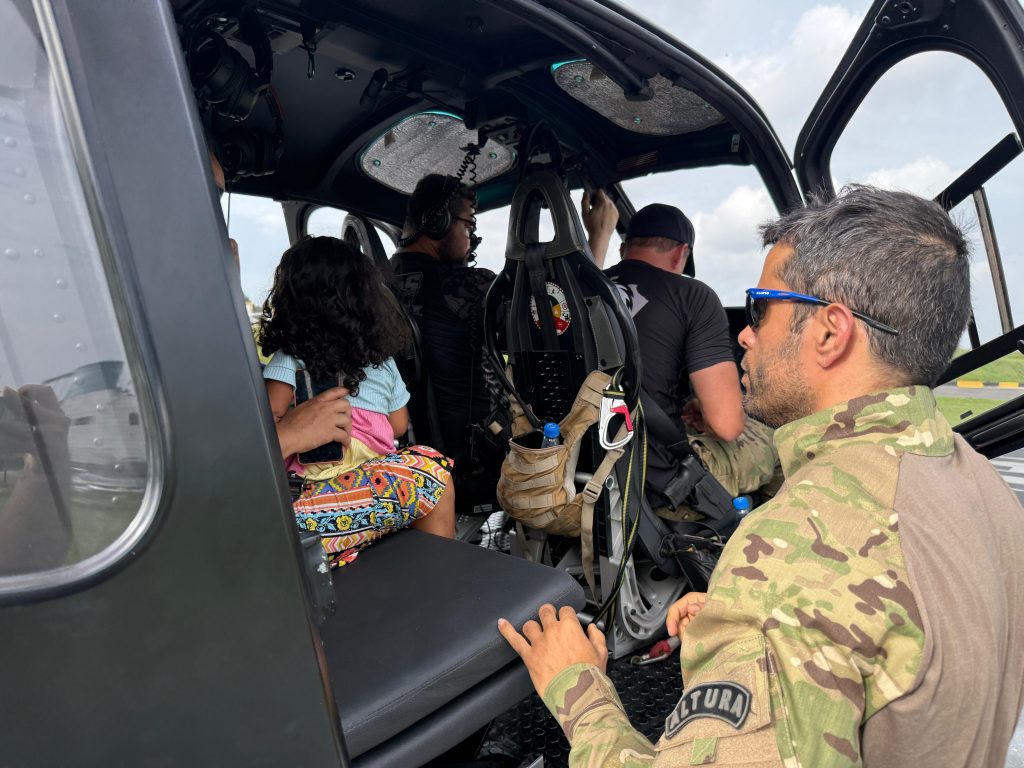 Departamento Aéreo da SSP-AM resgata criança de comunidade rural atingida por ouriço de castanha