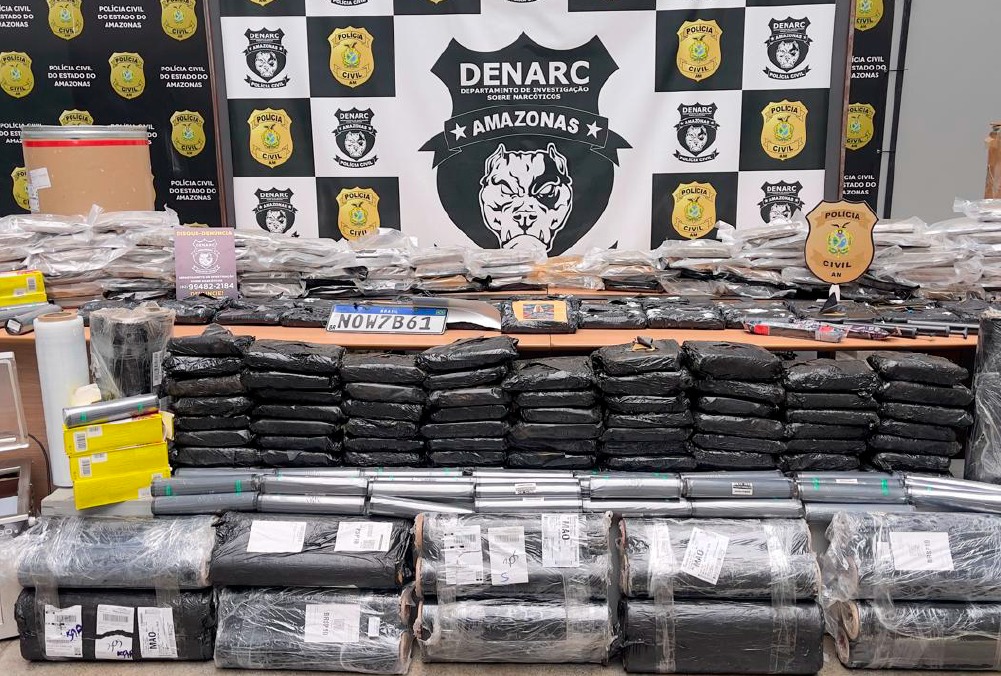 Amazonas dobra apreensões de drogas no primeiro bimestre de 2026