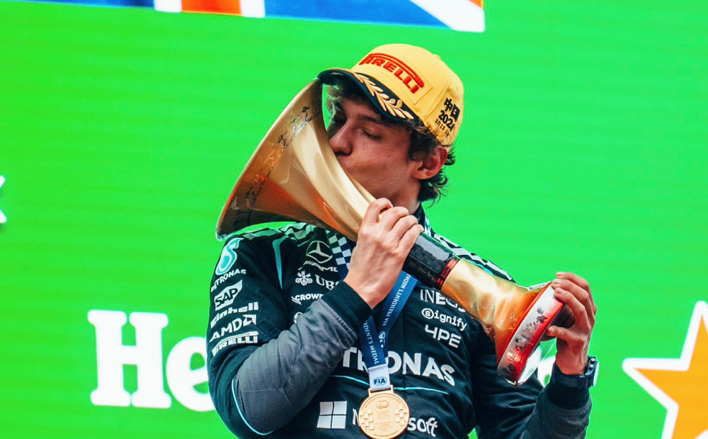 F1: Kimi Antonelli domina GP da China e conquista primeira vitória da carreira