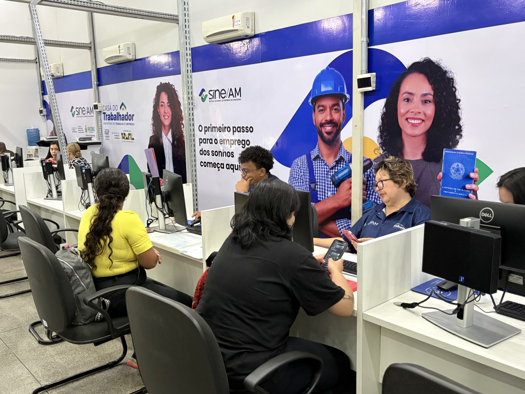 Sine Amazonas divulga 398 vagas de emprego para esta quarta-feira