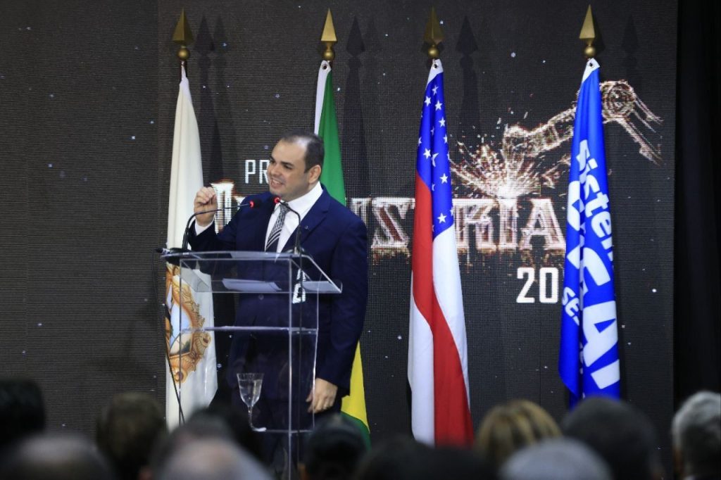 Durante premiação da indústria, governador Roberto Cidade destaca fortalecimento da ZFM e novas matrizes econômicas para o Amazonas