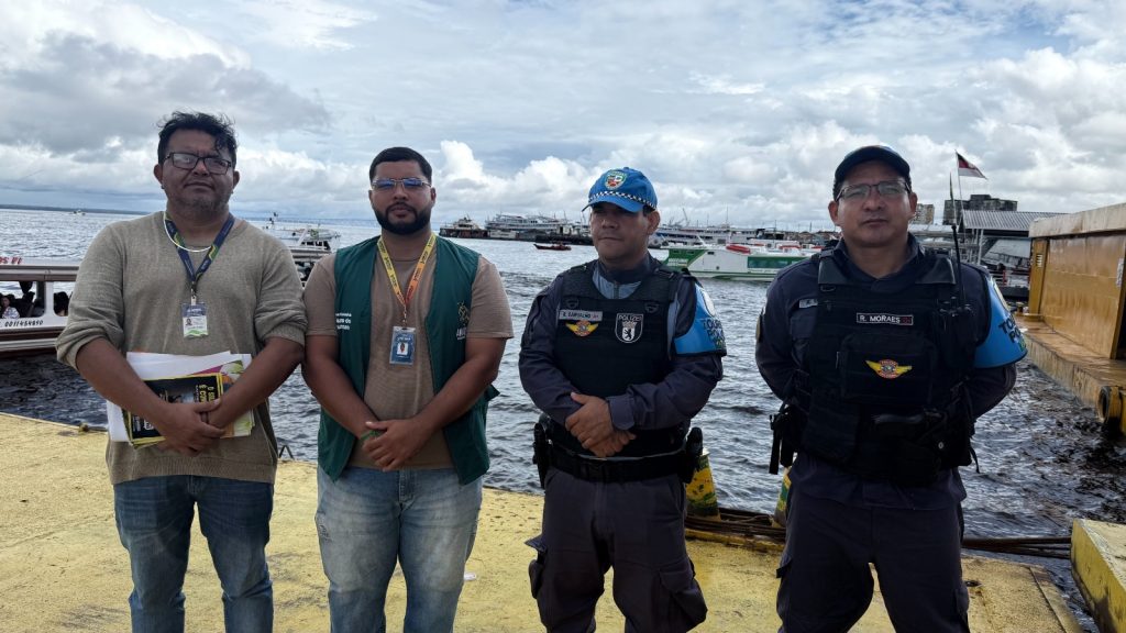 Amazonastur reforça fiscalização turística nos portos de Manaus e amplia segurança aos turistas e população