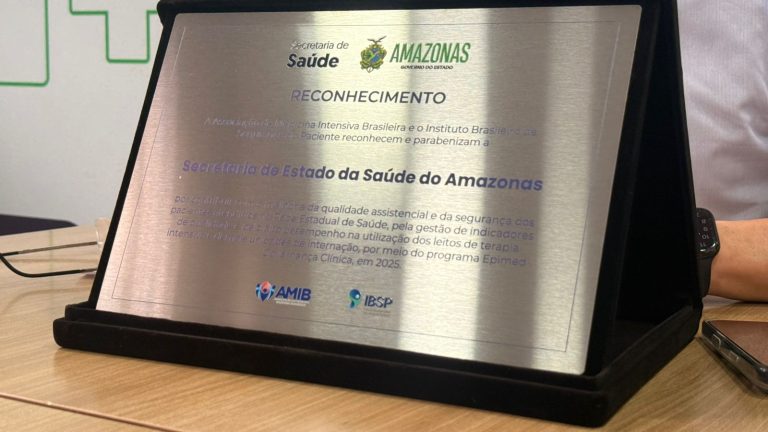 SES-AM recebe reconhecimento nacional por excelência em Governança Clínica e desempenho em unidades de terapia intensiva
