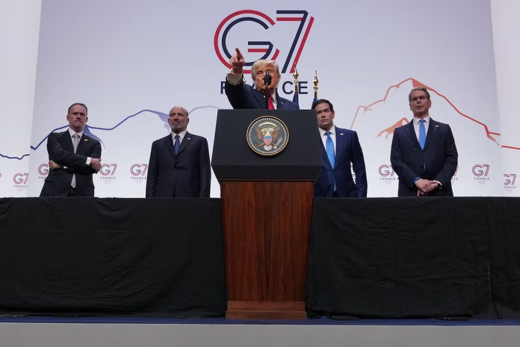 No G7, Donald Trump diz que situação política no Brasil é perigosa