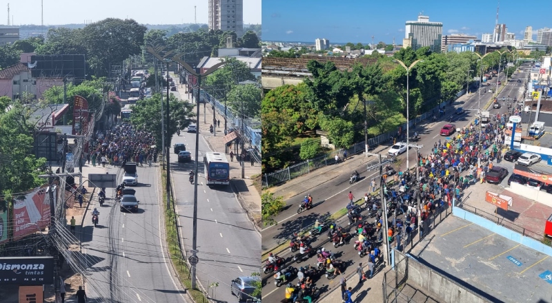 Construção civil fecha acordo e encerra greve após ato em Manaus
