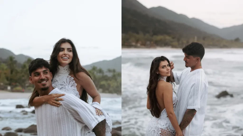 “Nos vemos no altar”, diz Isabella Arantes antes de casamento com Medina