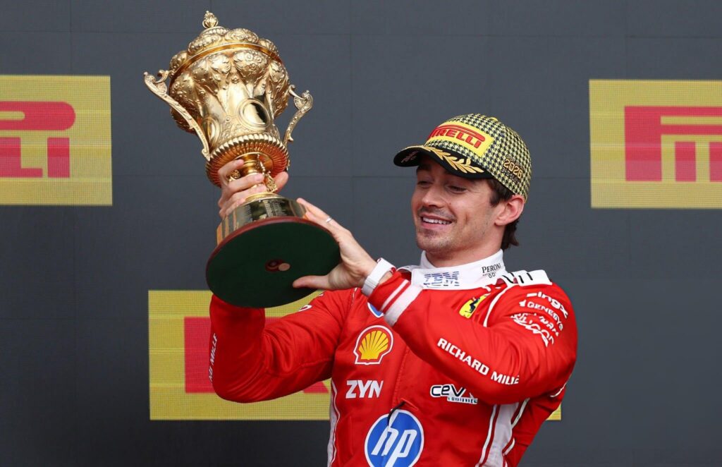 F1: Charles Leclerc vence GP da Grã-Bretanha e encerra jejum; Gabriel Bortoleto pontua