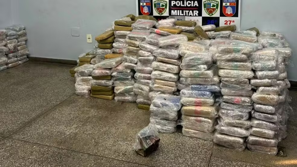 PMAM apreende mais de 770 tabletes de skunk na Zona Norte de Manaus
