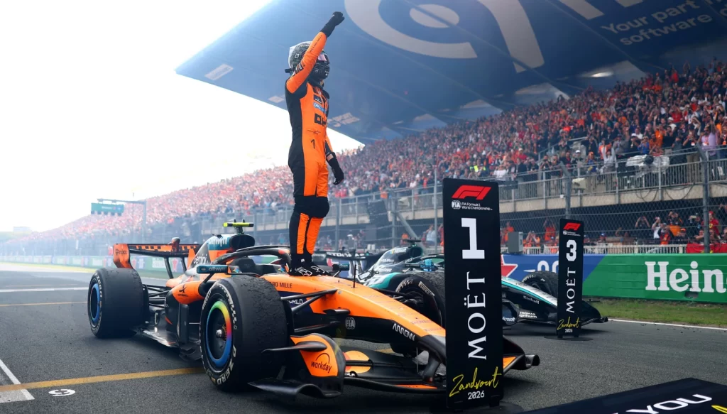 Lando Norris vence o GP da Holanda, que se despede da Fórmula 1