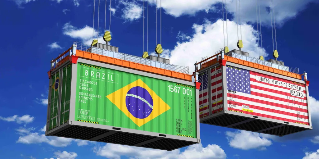 Com superávit maior em junho, EUA têm Brasil como 13º principal destino de compras