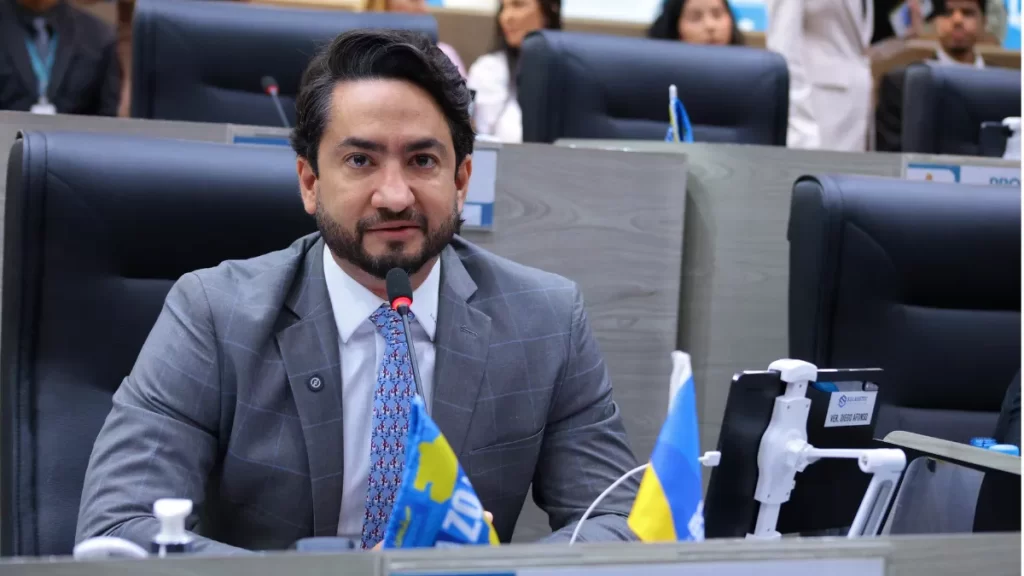 Diego Afonso lidera apresentação de Projetos de Lei na Câmara Municipal de Manaus em 2026
