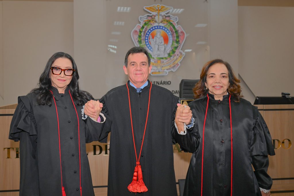 Desembargadores Airton Gentil, Onilza Gerth e Vânia Marinho são escolhidos para dirigir o TJAM no biênio 2027/2028