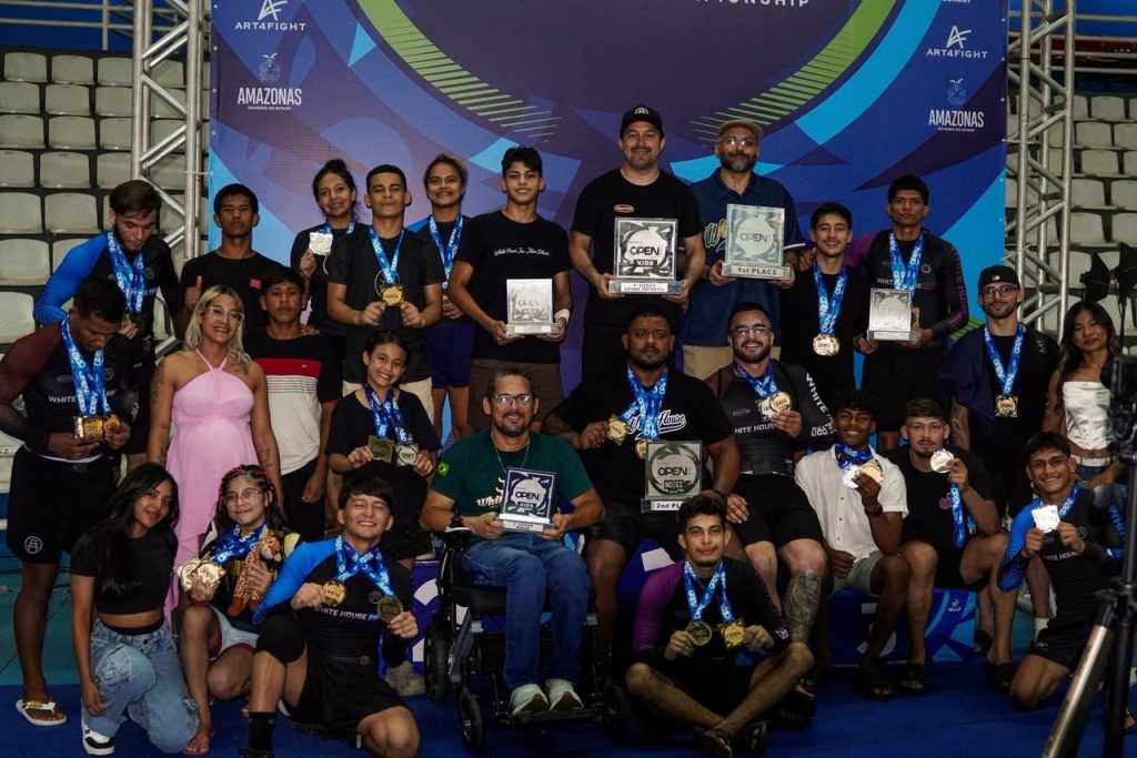 White House é campeã Kids e Juvenil/Adulto/Master Gi e vice no No-Gi do Manaus International Open IBJJF 2026