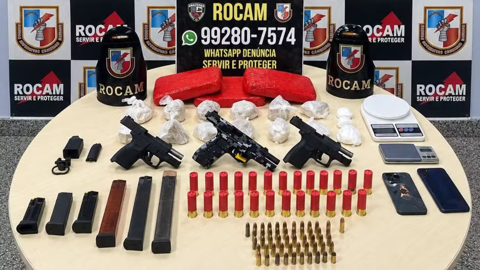 Dois homens são presos suspeitos de envolvimento em ataque a capitão da PMAM em Manaus