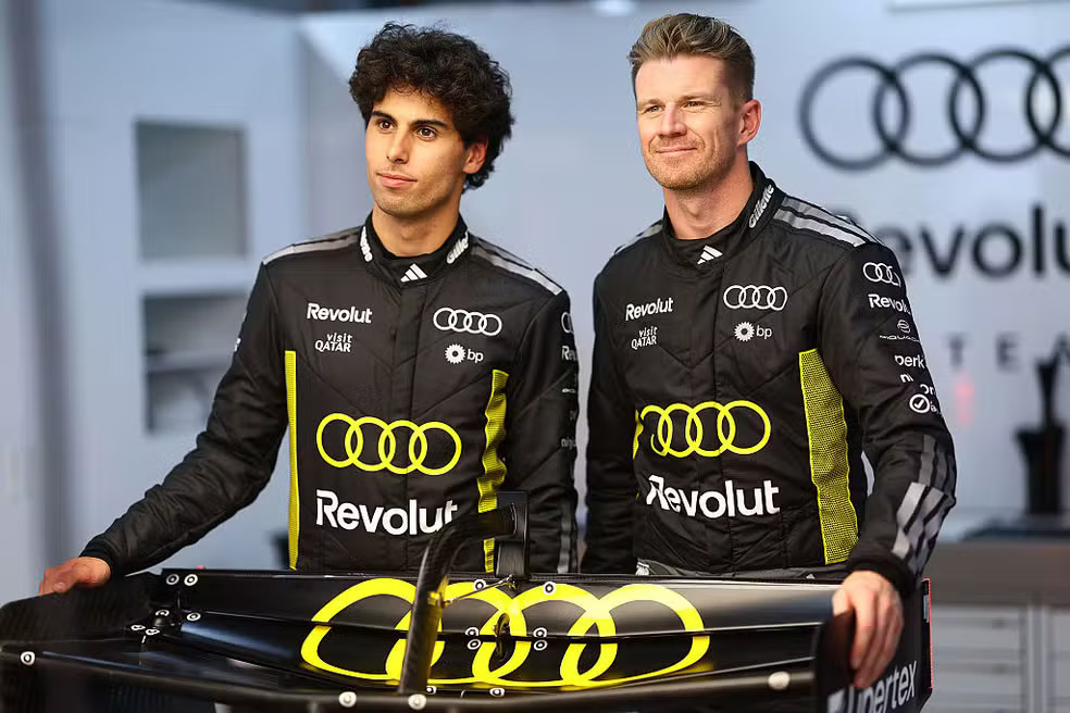 F1: Audi confirma Gabriel Bortoleto e Nico Hulkenberg para a temporada 2027
