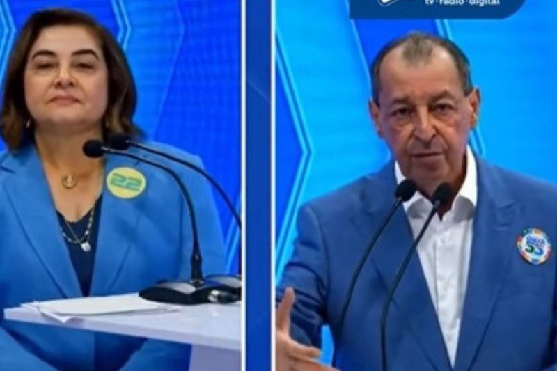 Omar Aziz e Maria do Carmo discutem filas na saúde, escala 6×1 e propostas para o Amazonas em primeiro debate do 2º turno
