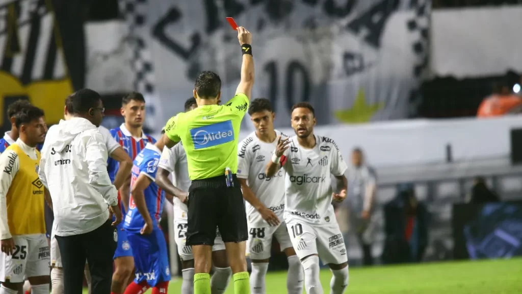 Neymar é suspenso por dois jogos pelo STJD após polêmica em Santos x Bahia